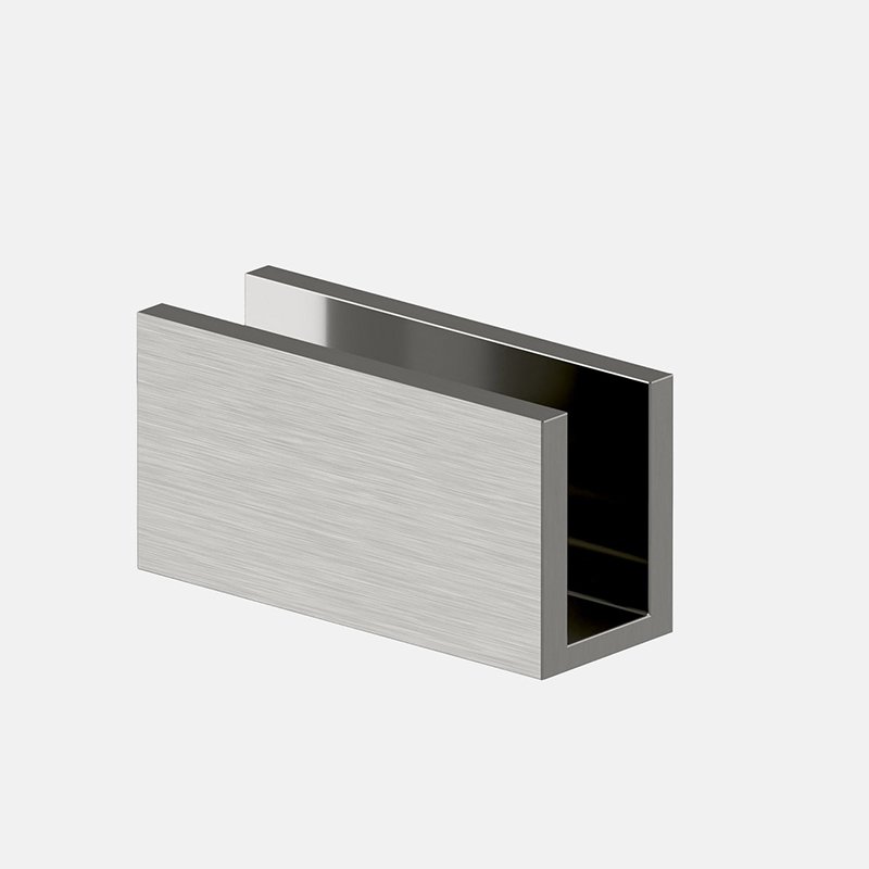 Shower Screen Clip Nickel Shower Floor Clamp - Image 1