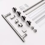 Wall to Wall Triple Panel Sliding Door Shower Screen - Image 3