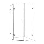 Splay Diamond Corner – Chrome