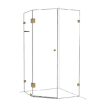 Splay Diamond Corner – Gold