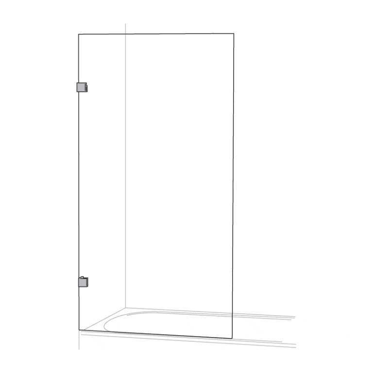 Walk In Fixed Shower Panel Nikel