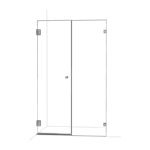Wall to Wall Shower Screen Chrome
