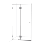 Wall to Wall Shower Screen Nikel